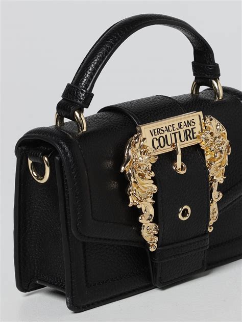 versace jeans bag black